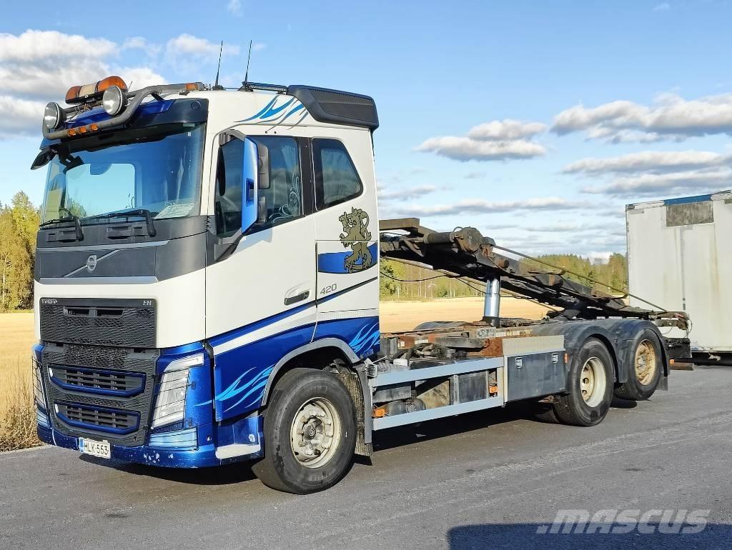 Volvo FH 13 420 Containertrucks met kabelsysteem