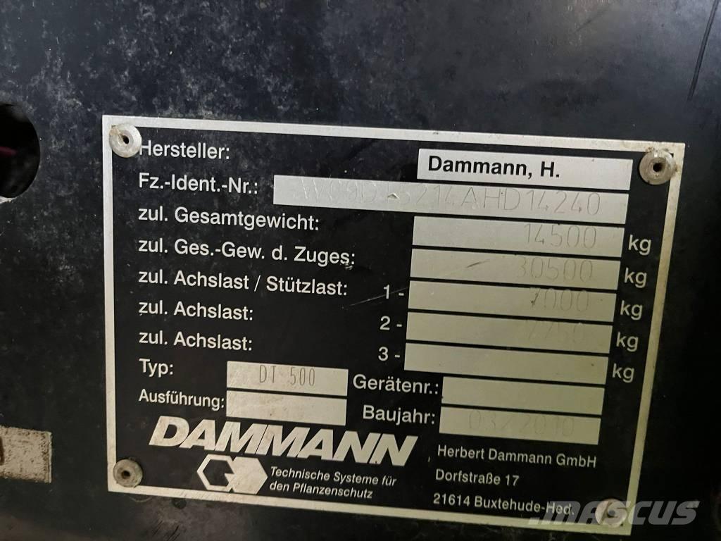 Dammann DT 500 Zelfrijdende spuitmachines
