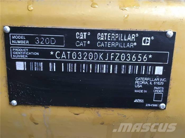 CAT 320 D Rupsgraafmachines