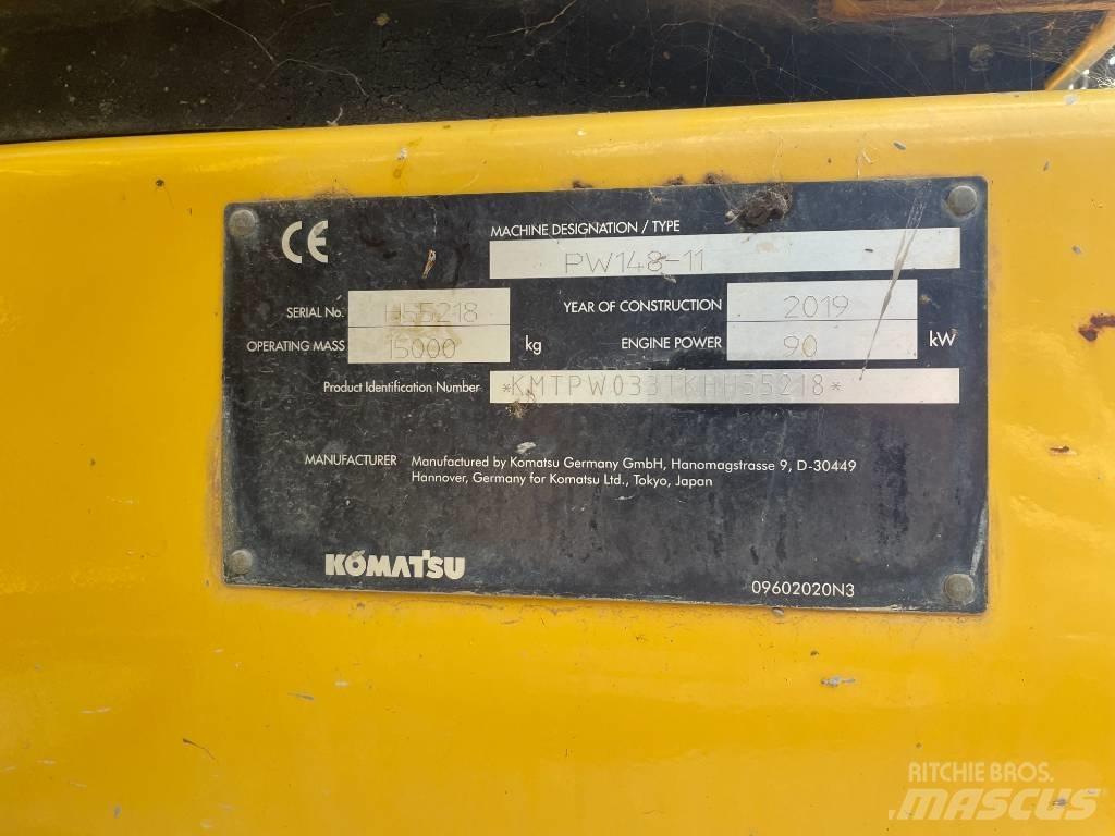 Komatsu PW 148-11 Wielgraafmachines