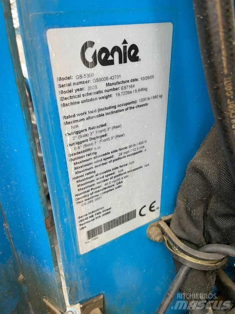 Genie GS 5390 RT Schaarhoogwerkers