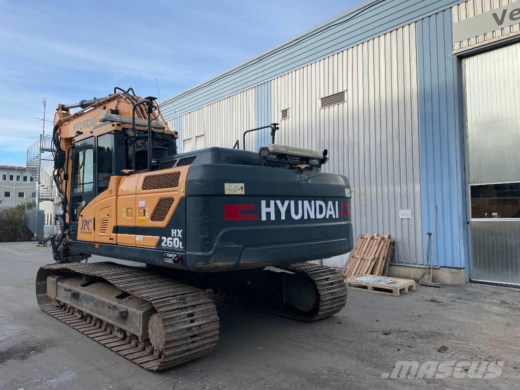 Hyundai HX 260 L Rupsgraafmachines