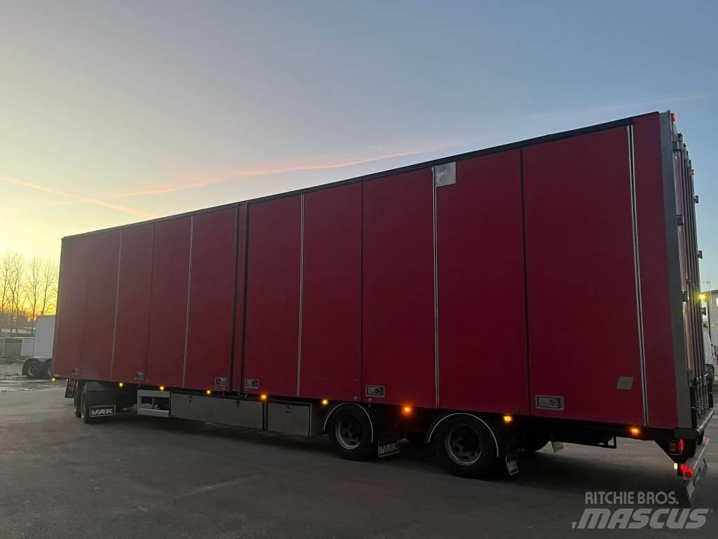 VAK V 4-40 Gesloten opbouw trailers