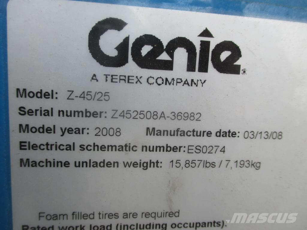 Genie Z 45/25 J DC Knikarmhoogwerkers