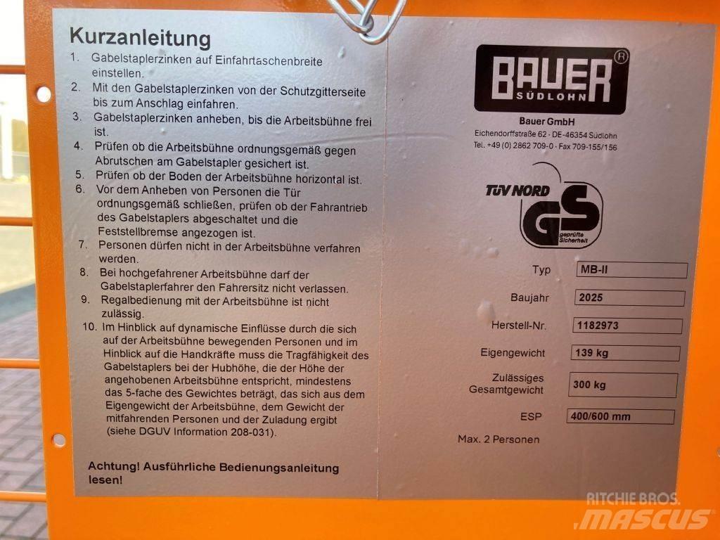 Bauer MB-II Laden en Lossen - overige