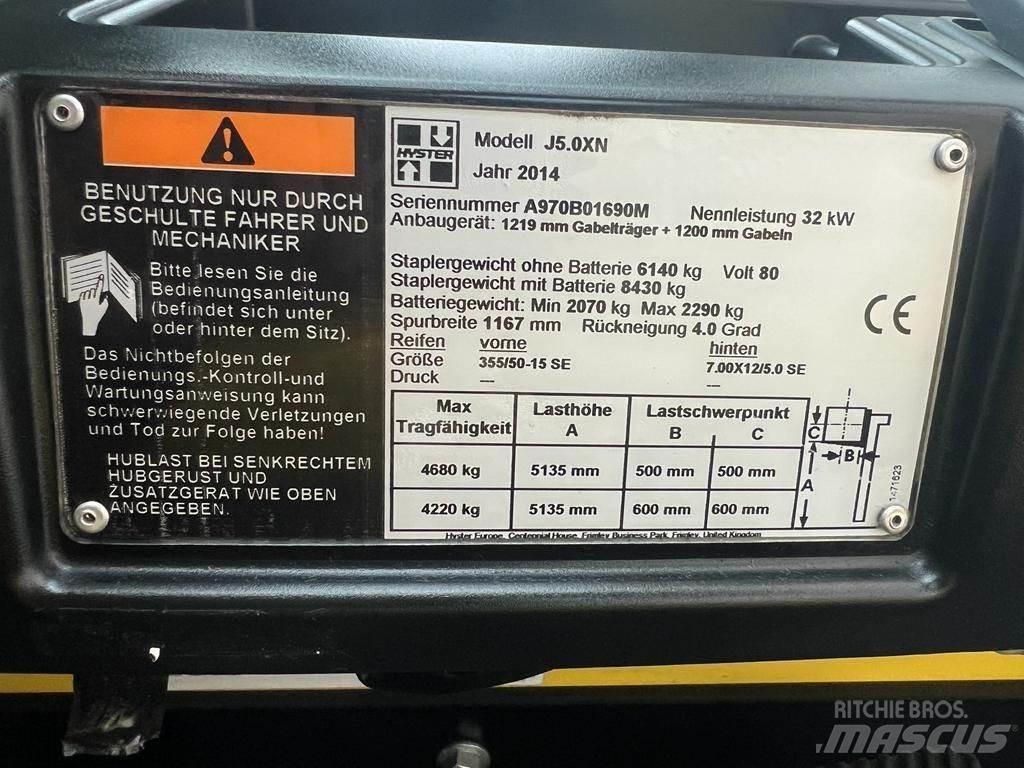 Hyster J 5.0 XN Elektrische heftrucks