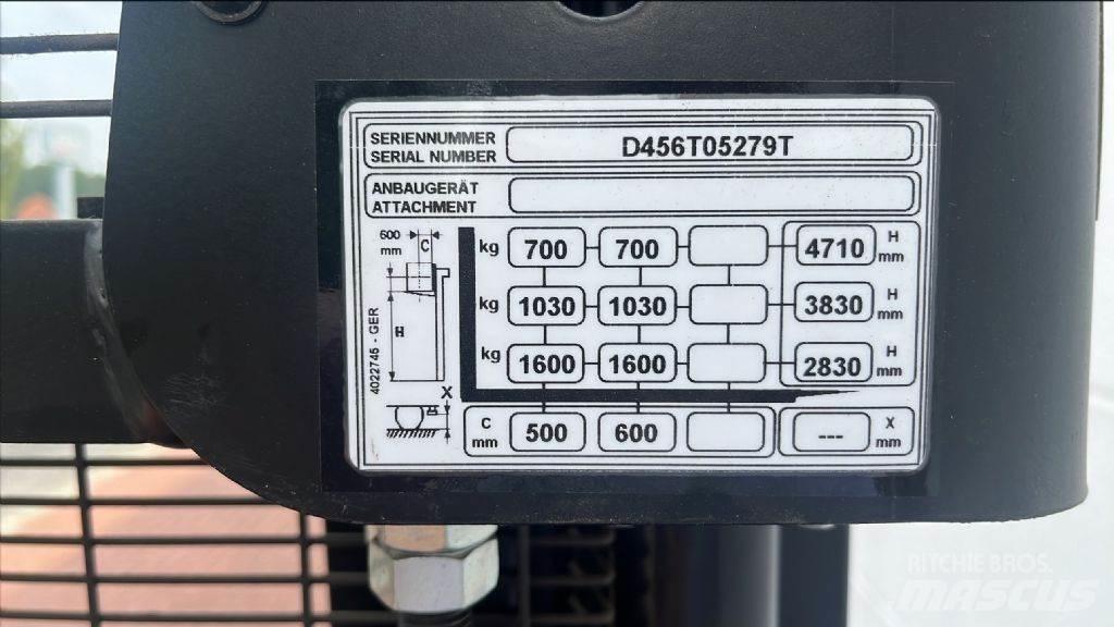 Hyster S1.6IL Meeloop stapelaar