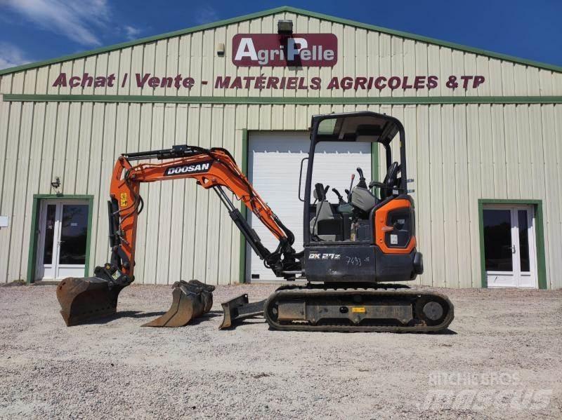 Doosan DX27Z Minigraafmachines < 7t