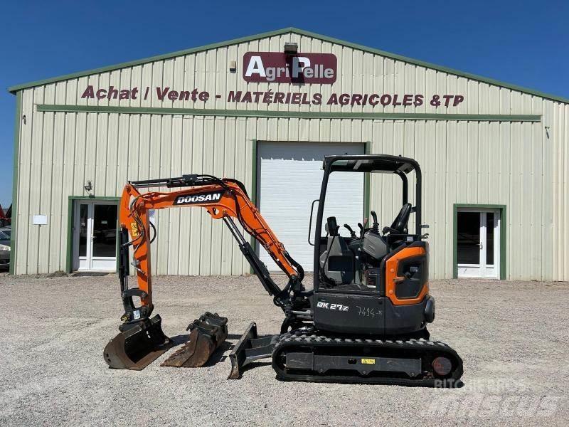 Doosan DX27Z Minigraafmachines < 7t