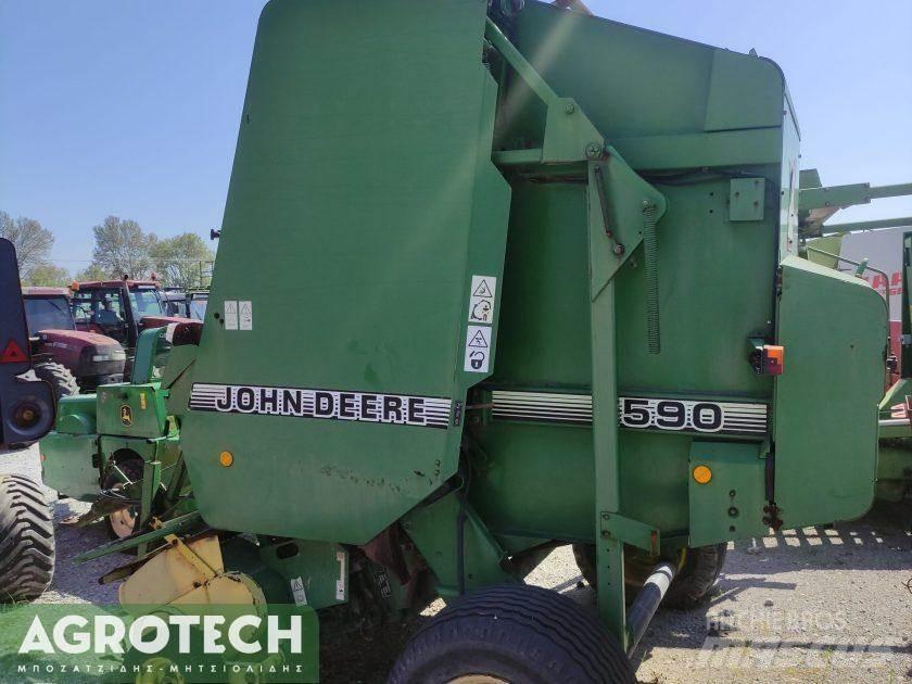 John Deere 590 Ronde-balenpersen