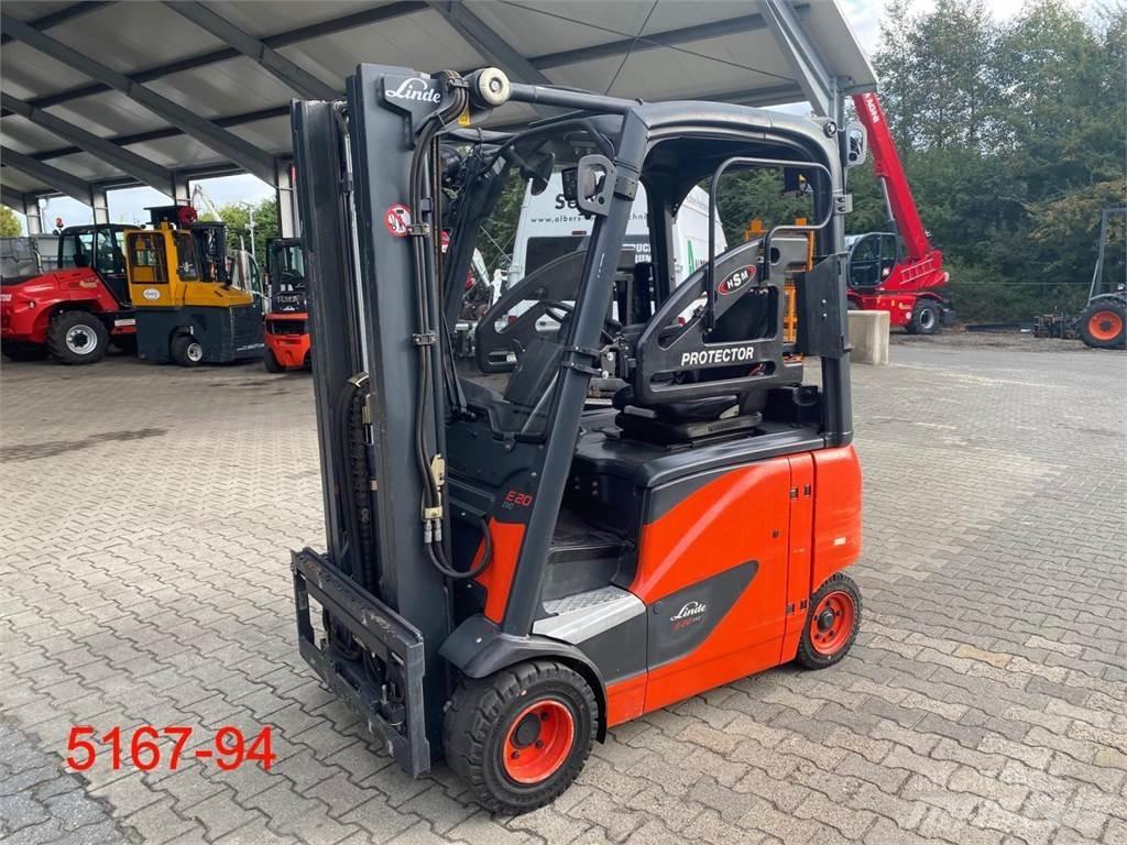 Linde E 20 PH 02 Electric forklift trucks
