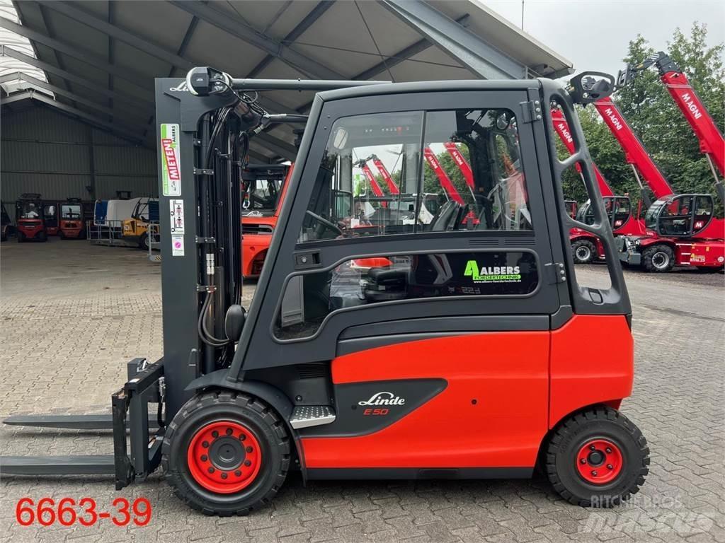 Linde E 50 HL 01 Elektrische heftrucks