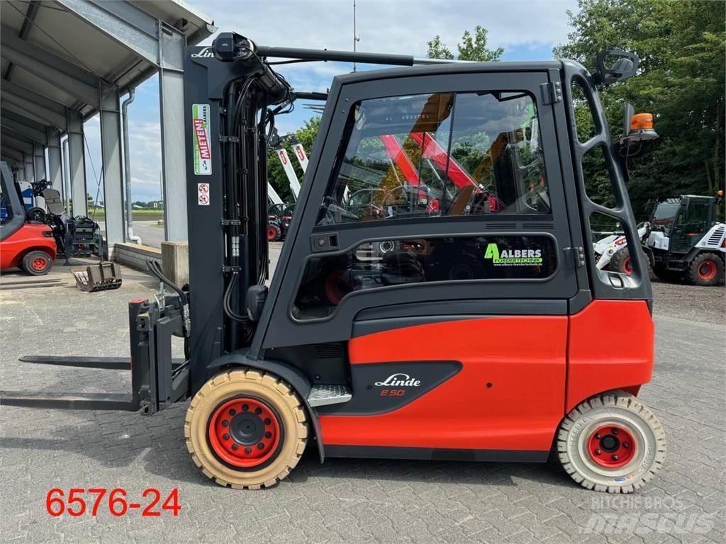 Linde E 50 HL 01 Elektrische heftrucks