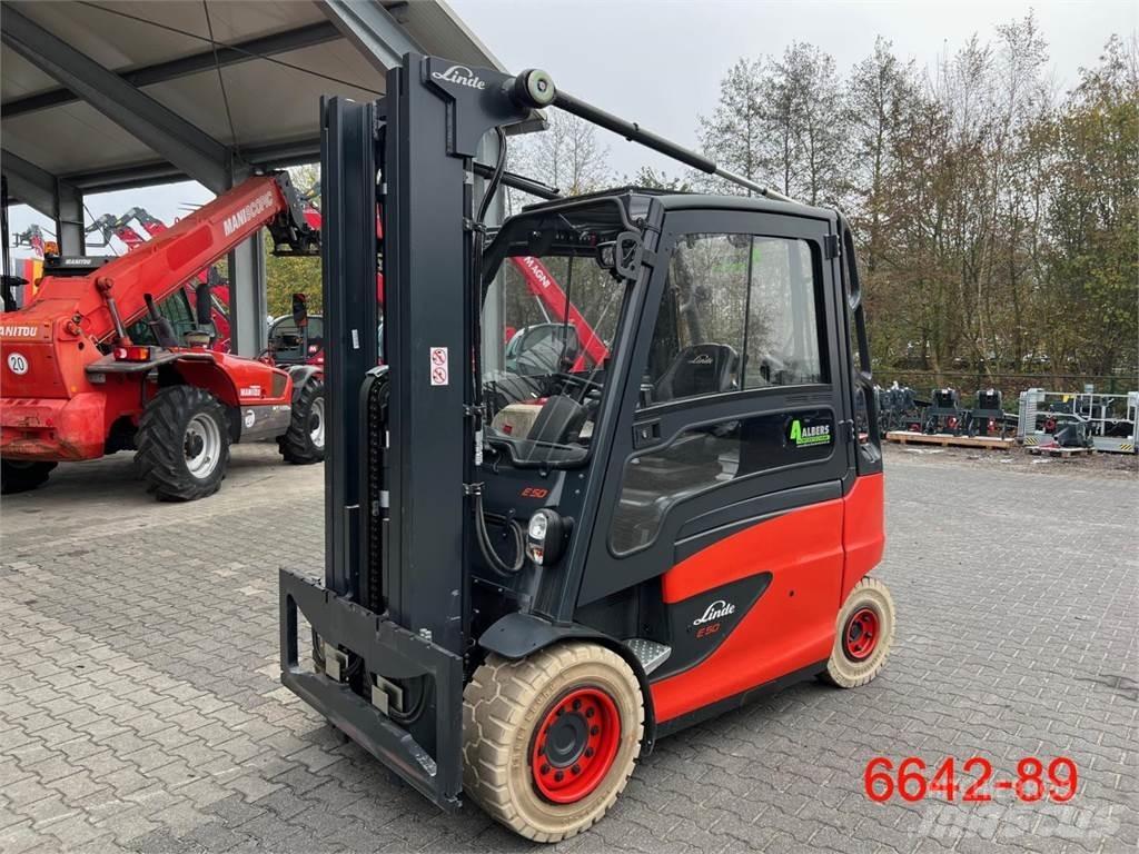 Linde E 50 HL 01 Elektrische heftrucks