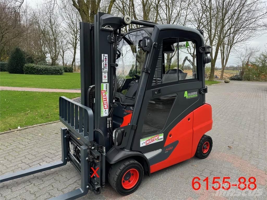 Linde H 20 T 01 LPG heftrucks