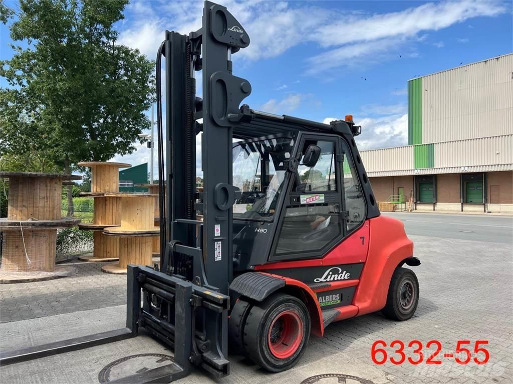 Linde H 80 D 02 900 Diesel heftrucks