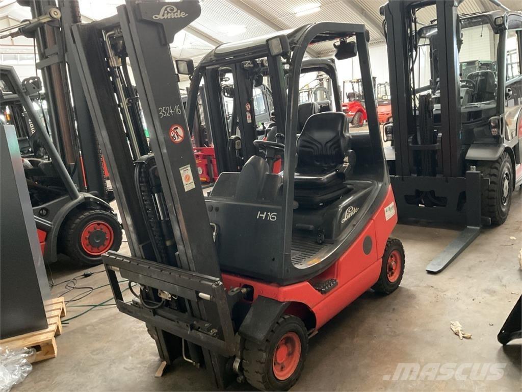 Linde H16T-03 LPG heftrucks