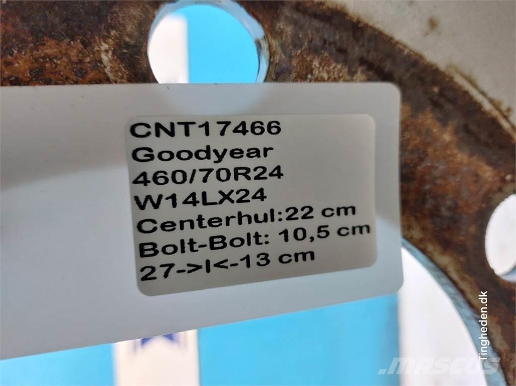  24 460/70R24 Banden, wielen en velgen