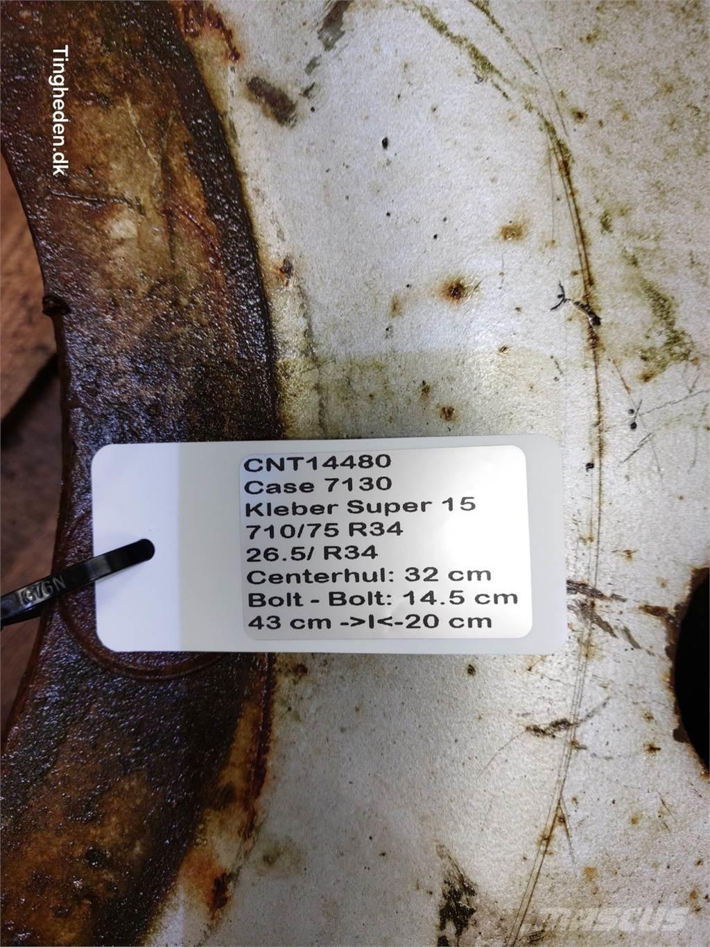  345 710/75 R34 Banden, wielen en velgen