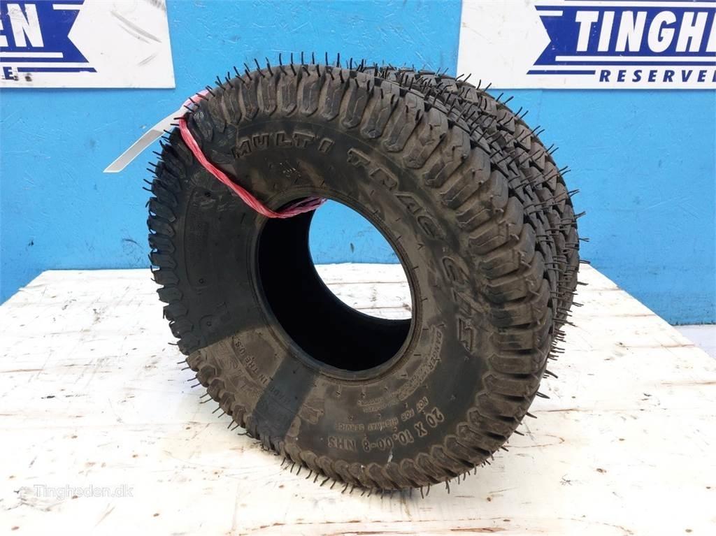  8 20x10.00-8 Banden, wielen en velgen