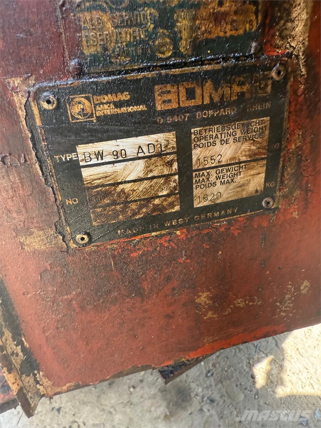 Bomag BW90 Duowalsen