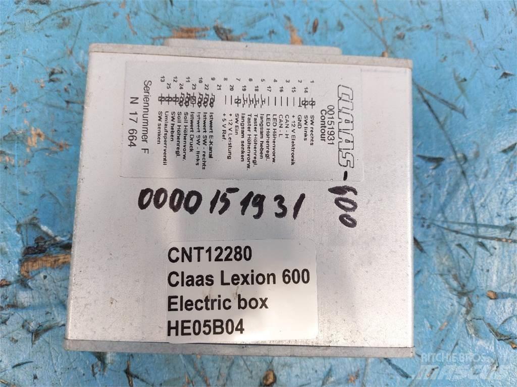 CLAAS Lexion 600 Electronics