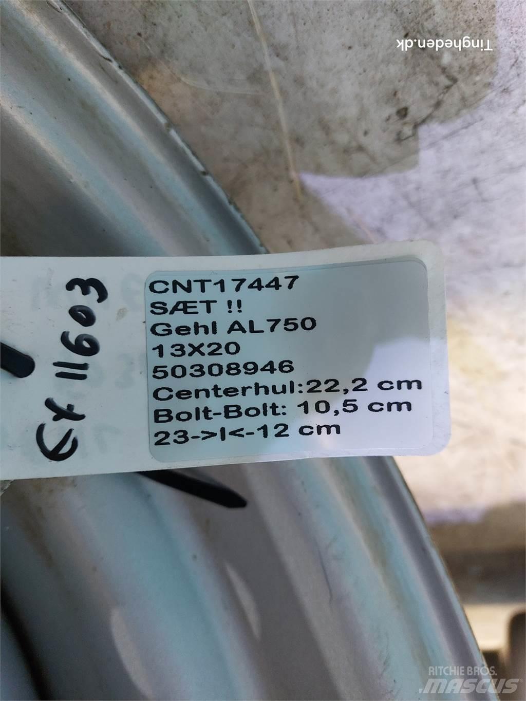 Gehl 20 13x20 Banden, wielen en velgen