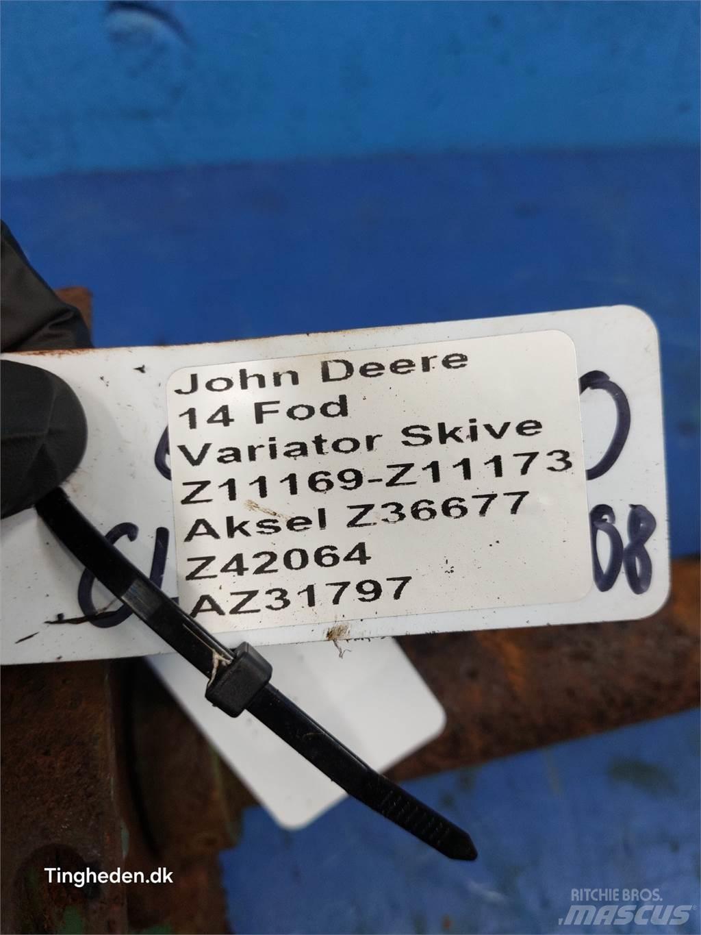 John Deere 1000 Accessoires voor maaidorsmachines
