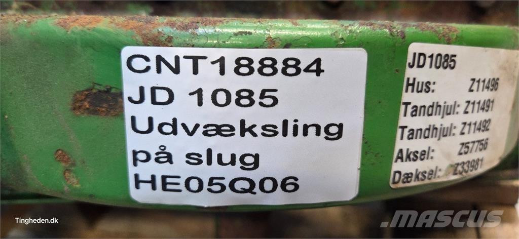 John Deere 1085 Transmissie