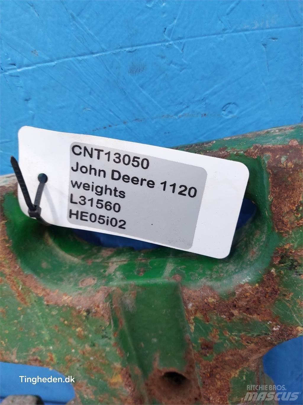 John Deere 1120 Frontgewichten