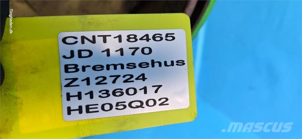 John Deere 1170 Transmissie