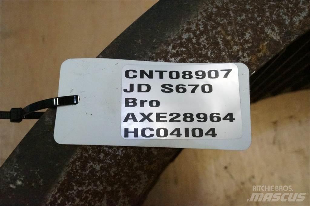 John Deere S670 Accessoires voor maaidorsmachines
