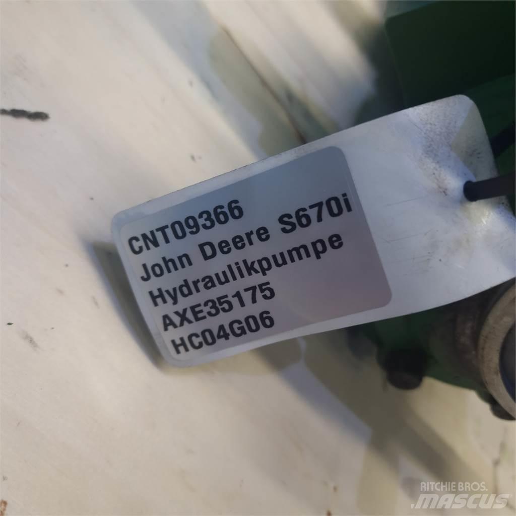 John Deere S670 Hydraulics