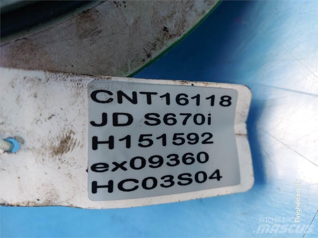 John Deere S670 Transmissie