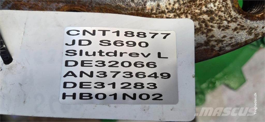 John Deere S690 Accessoires voor maaidorsmachines
