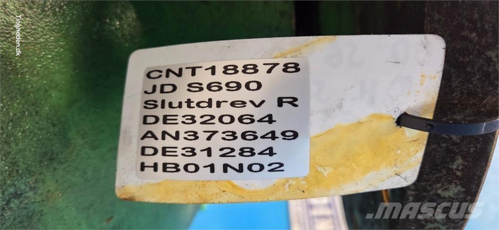 John Deere S690 Accessoires voor maaidorsmachines