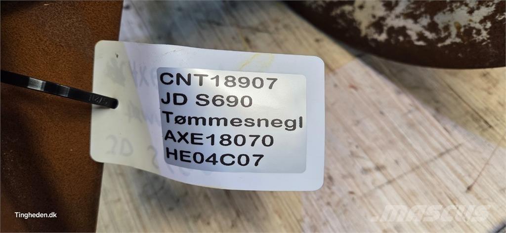 John Deere S690 Accessoires voor maaidorsmachines