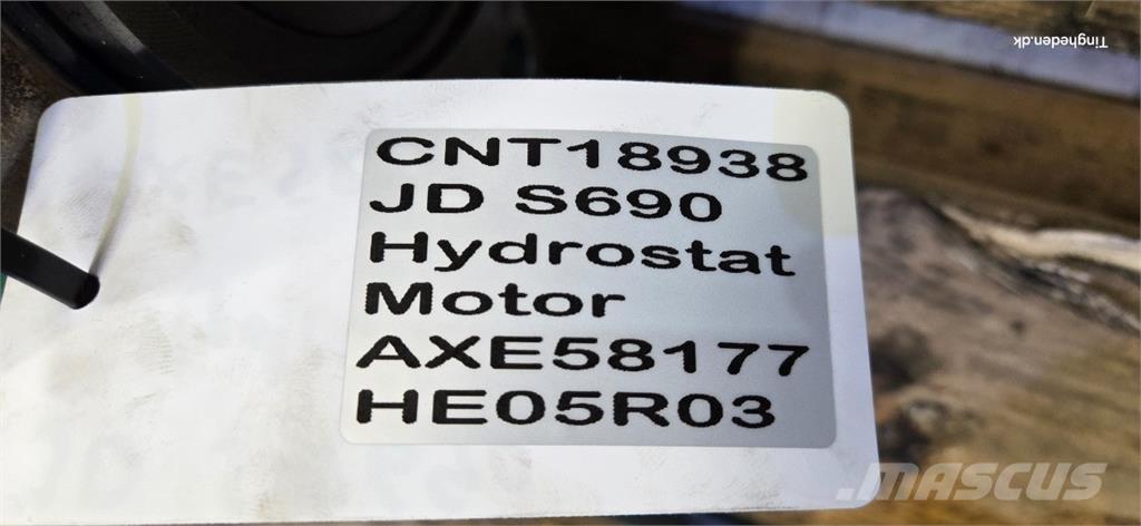 John Deere S690 Hydraulics