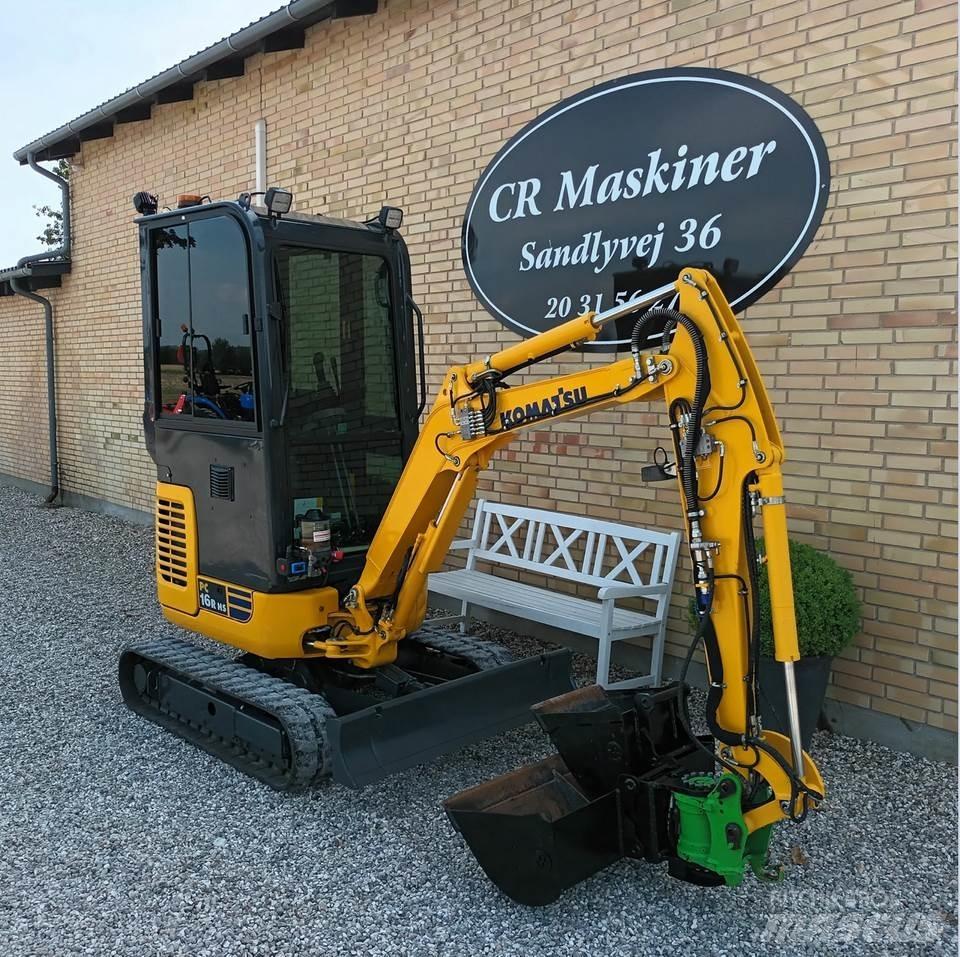 Komatsu pc16r hs Minigraafmachines < 7t