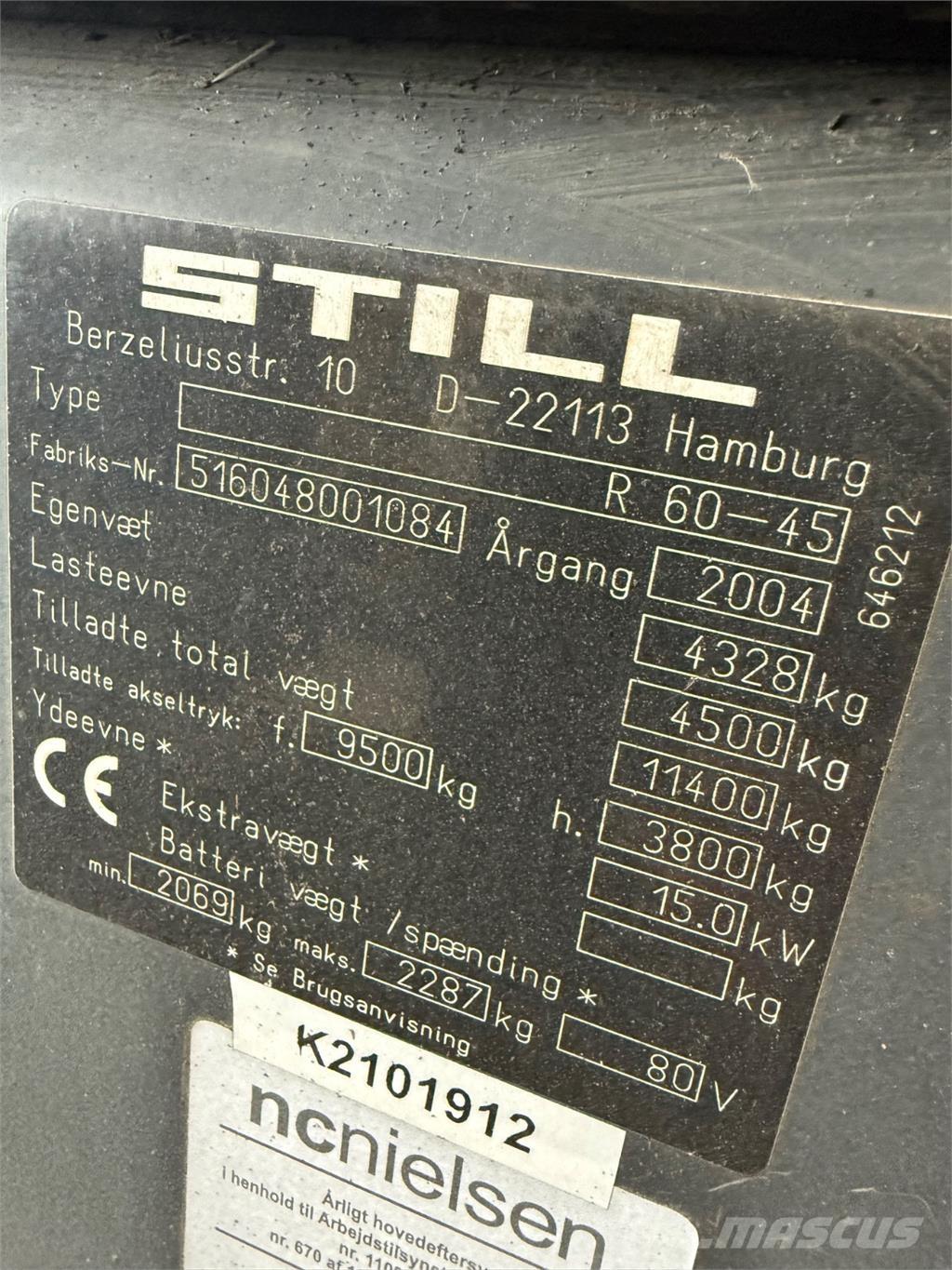 Still R70-45 Elektrische heftrucks