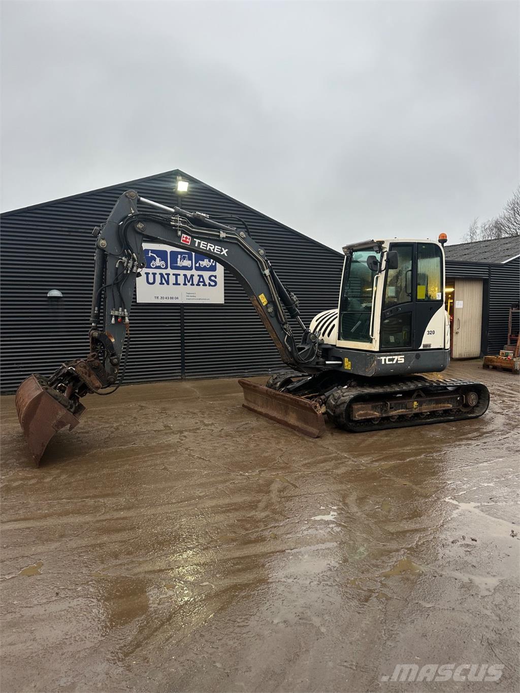 Terex TC75 Rupsgraafmachines