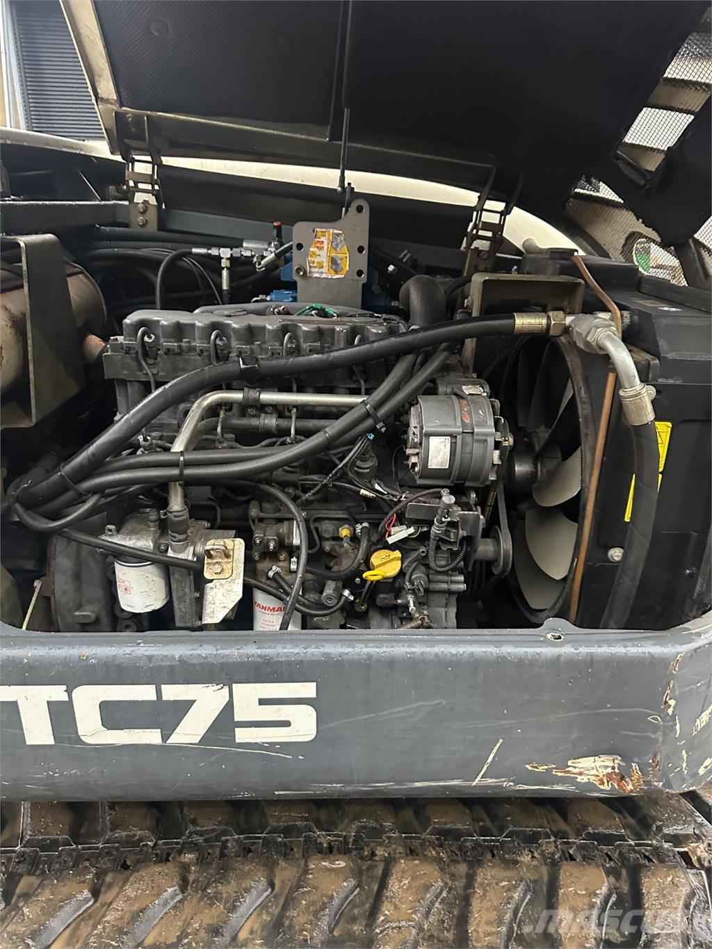 Terex TC75 Rupsgraafmachines