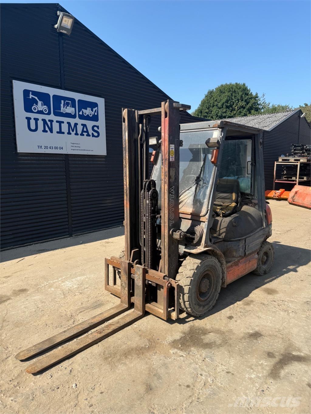 Toyota FG25 LPG heftrucks