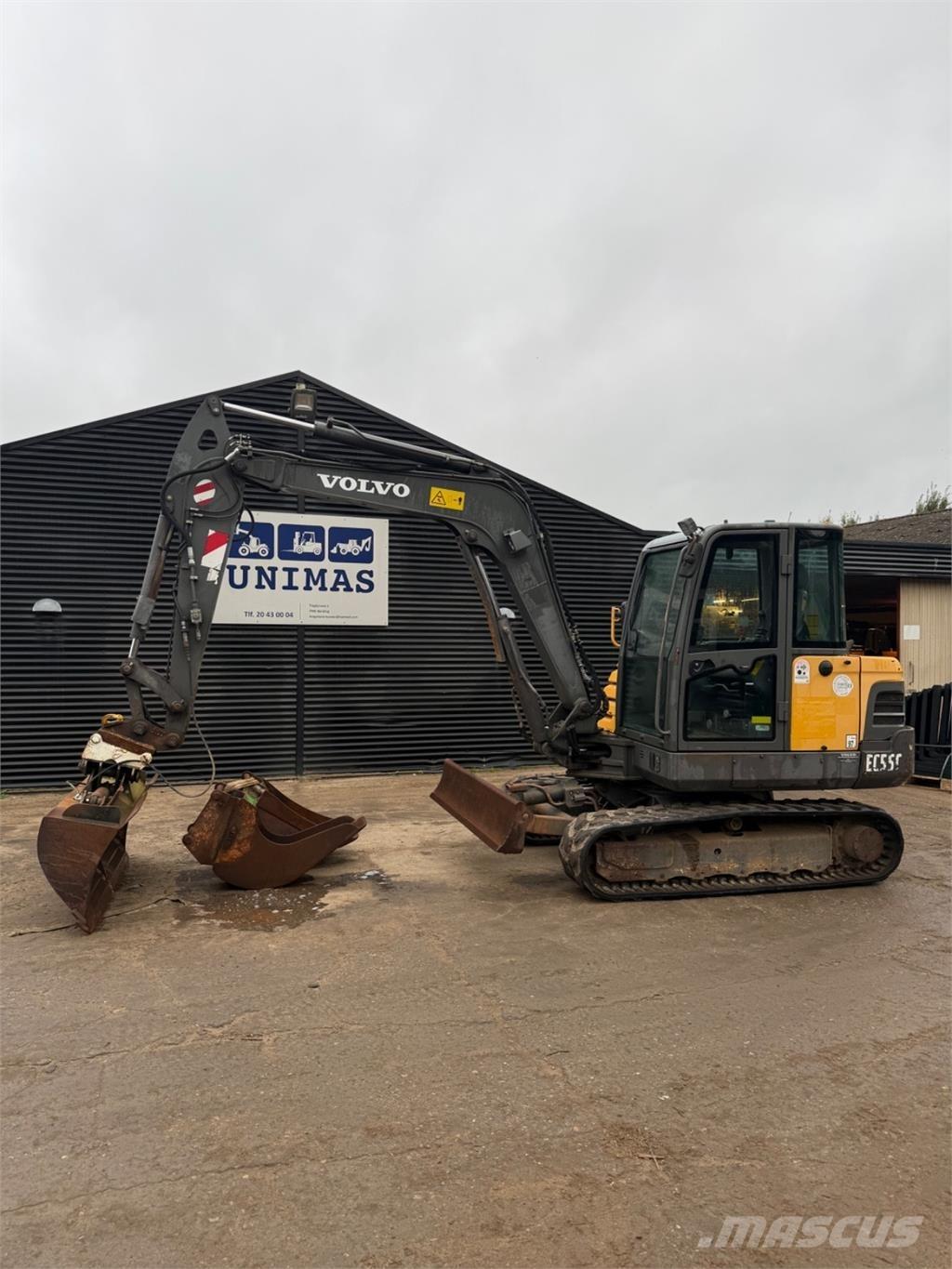 Volvo EC55C Minigraafmachines < 7t
