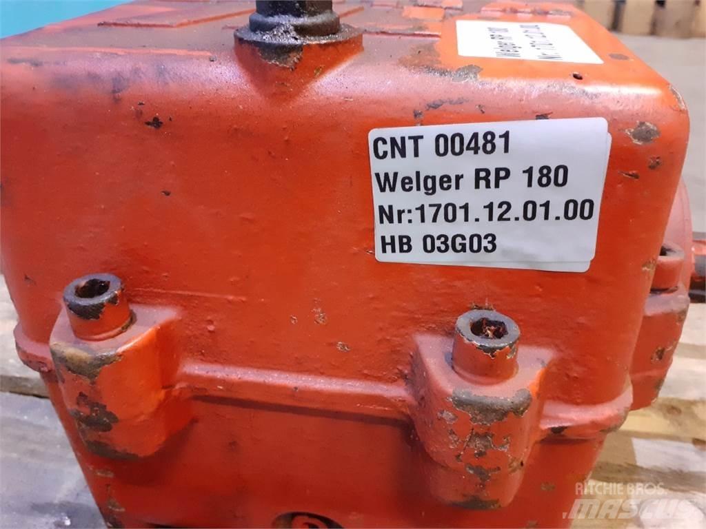 Welger RP 180 Transmissie