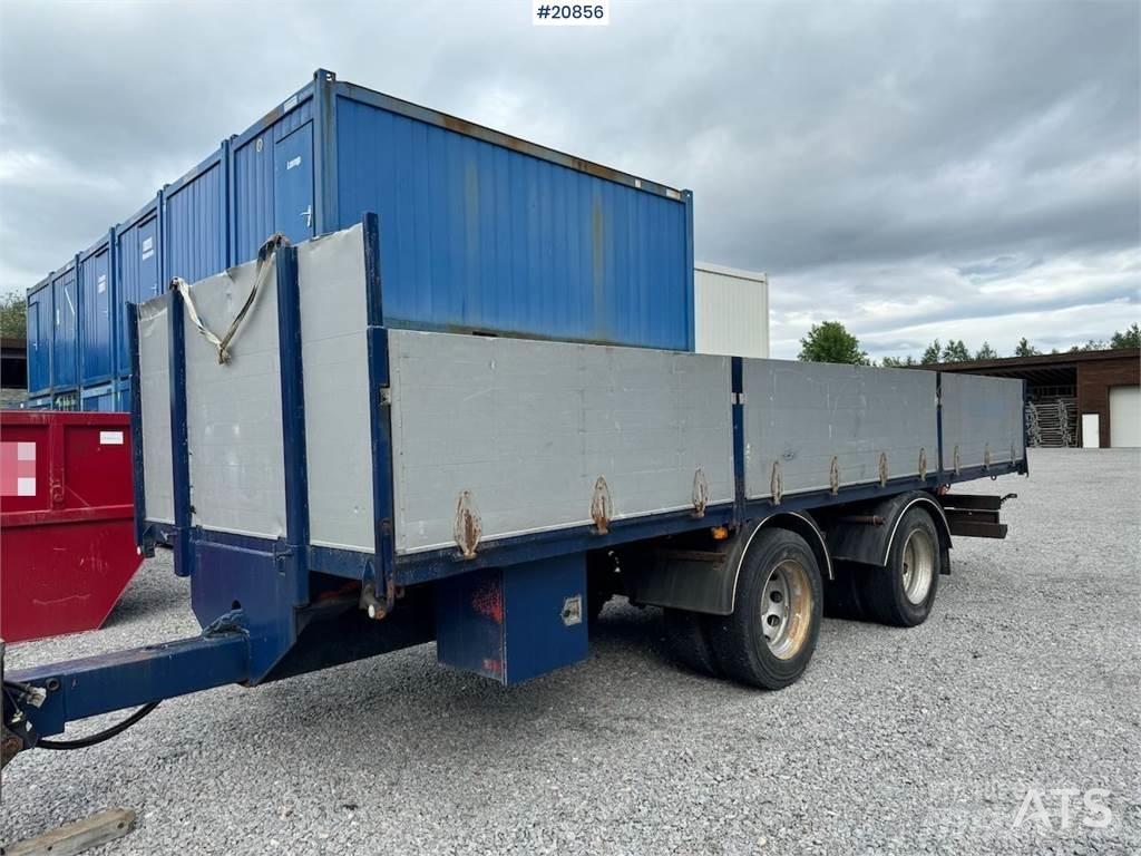 GMF flatebed trailer Vlakke laadvloer