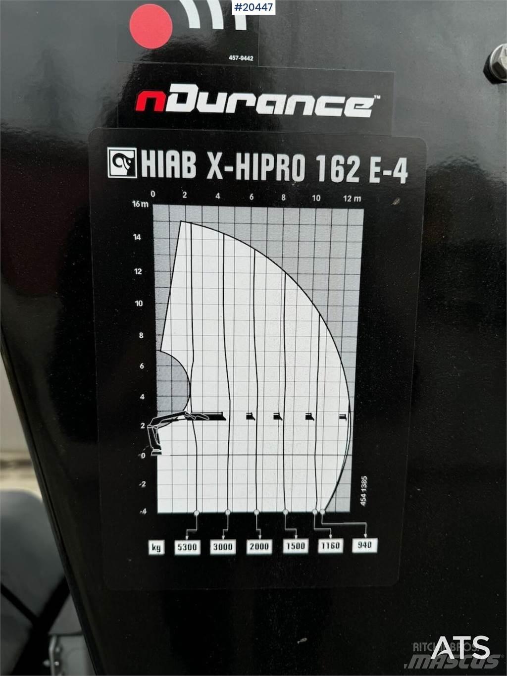 Hiab X-Hipro 162 Vlakke laadvloer met kraan