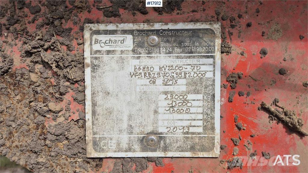 Brochard EV2200-OBS Mestverspreider