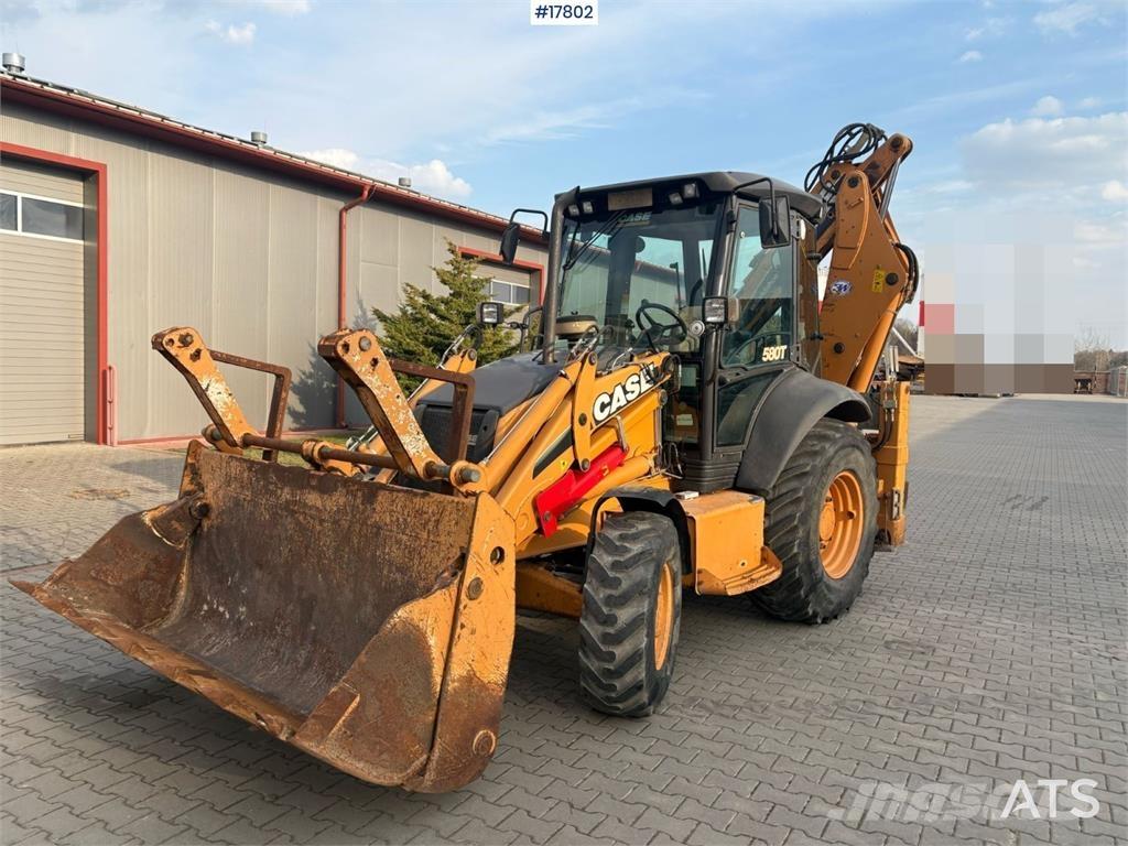 CASE 580T Graaf-laadcombinaties