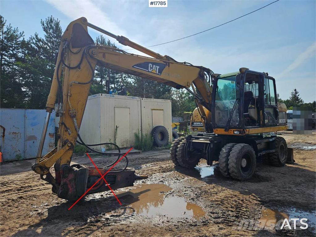 CAT M313 C Wielgraafmachines